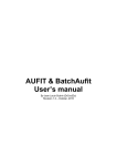 Aufit User`s Manual - Info