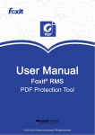 Foxit RMS PDF Protection Tool User Manual