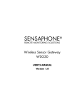 Sensaphone WSG-30 Manual - Absolute Automation Knowledgebase