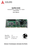 NuPRO-E340 Full-Size PICMG 1.3 Intel Core i7/i5/i3 LGA1155 SHB