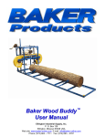 Baker Wood Buddy User Manual