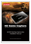 GC500 Gaming Capture Box Hardware Installation