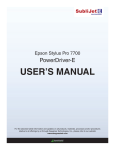 PowerDriver-E User`s Manual