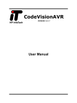 CodeVisionAVR User Manual