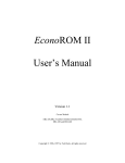 EconoROM II User`s Manual