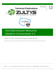 User/Administrator Manual for Salesforce Communicator V.2