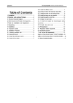 Table of Contents