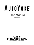 User Manual - City Theatrical