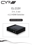 EL-21SY User Manual