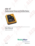 User Manual, AED10 Automatic External Defibrillator
