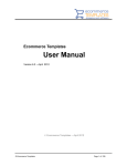 User Manual - Ecommerce software