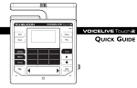 VoiceLive Touch 2 Quick Guide - English - TC