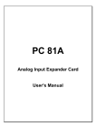 PC-81A Manual - EAGLE Technology