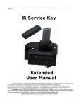 IR Service Key Extended User Manual
