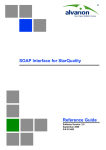 StarQuality SOAP Interface Ver.2.0, Reference Guide