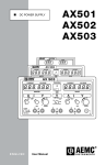 AX501 AX502 AX503 - Chauvin Arnoux Group