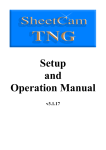 Setup and Operation Manual
