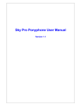 Sky Pro Ponyphone User Manual