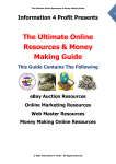 The Ultimate Online Resources & Money Making Guide