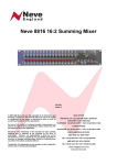 Neve 8816 16:2 Summing Mixer