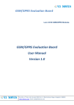 GSM/GPRS Evaluation Board User Manual Version 1.0