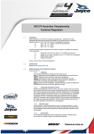 2015 F4 Australian Championship Technical Regulation