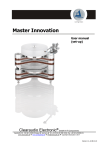User manual Master Innovation 08/2014 english