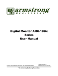 Digital Monitor AMC-1DBx Series User Manual