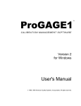 ProGAGE1 v2 User`s Manual
