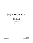 Elxflash User Manual
