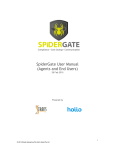 SpiderGate User Manual (Agents and End Users)