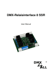 DMX-Relaisinterface 8 SSR