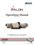 Operations Manual - the Help Centre, please click on your product