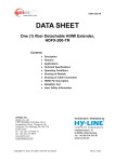 Detachable HDMI Extender - HY-LINE