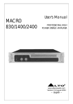 MACRO 830/1400/2400