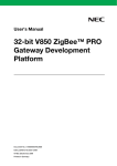 32-bit V850 ZigBee™ PRO Gateway Development Platform