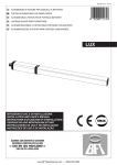 BFT Lux Manual - BFT Gate Openers