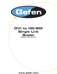 DVI to HD-SDI Single Link Scaler