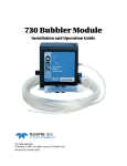 730 Bubbler Module User Manual