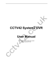 CCTV42 System2 DVR User Manual