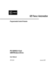 PCI Genius Card OEM Windows Drivers User`s Manual, GFK-2343