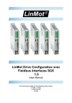 LinMot Drive Configuration over Fieldbus Interfaces SG5 1.0