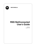 RSD-NetConnected User`s Guide