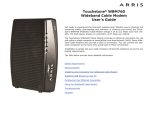 Touchstone WBM760 User`s Manual - Service Electric Broadband