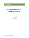 MyPatientSchedulerAsynchronous™ Frontdesk User Manual