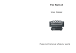 Flex Beam X5 User manual