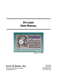 Stylizer User Manual - Levit & James, Inc.