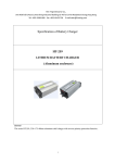 Specification of Battery Charger HT
