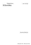 user manual Washing Machine
