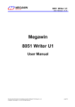 8051 Writer U1 User Manual